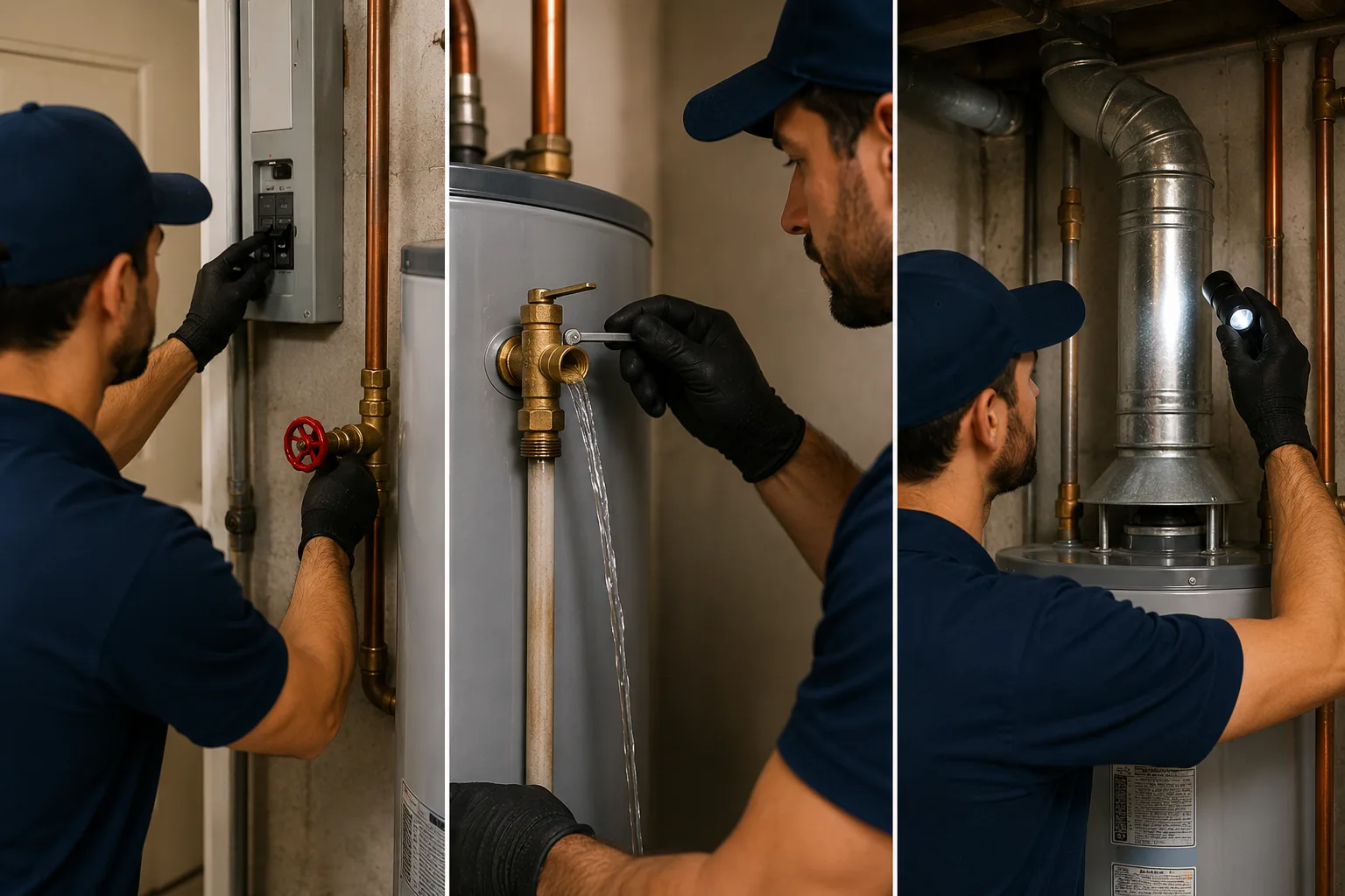 Critical Safety Water Heater Points