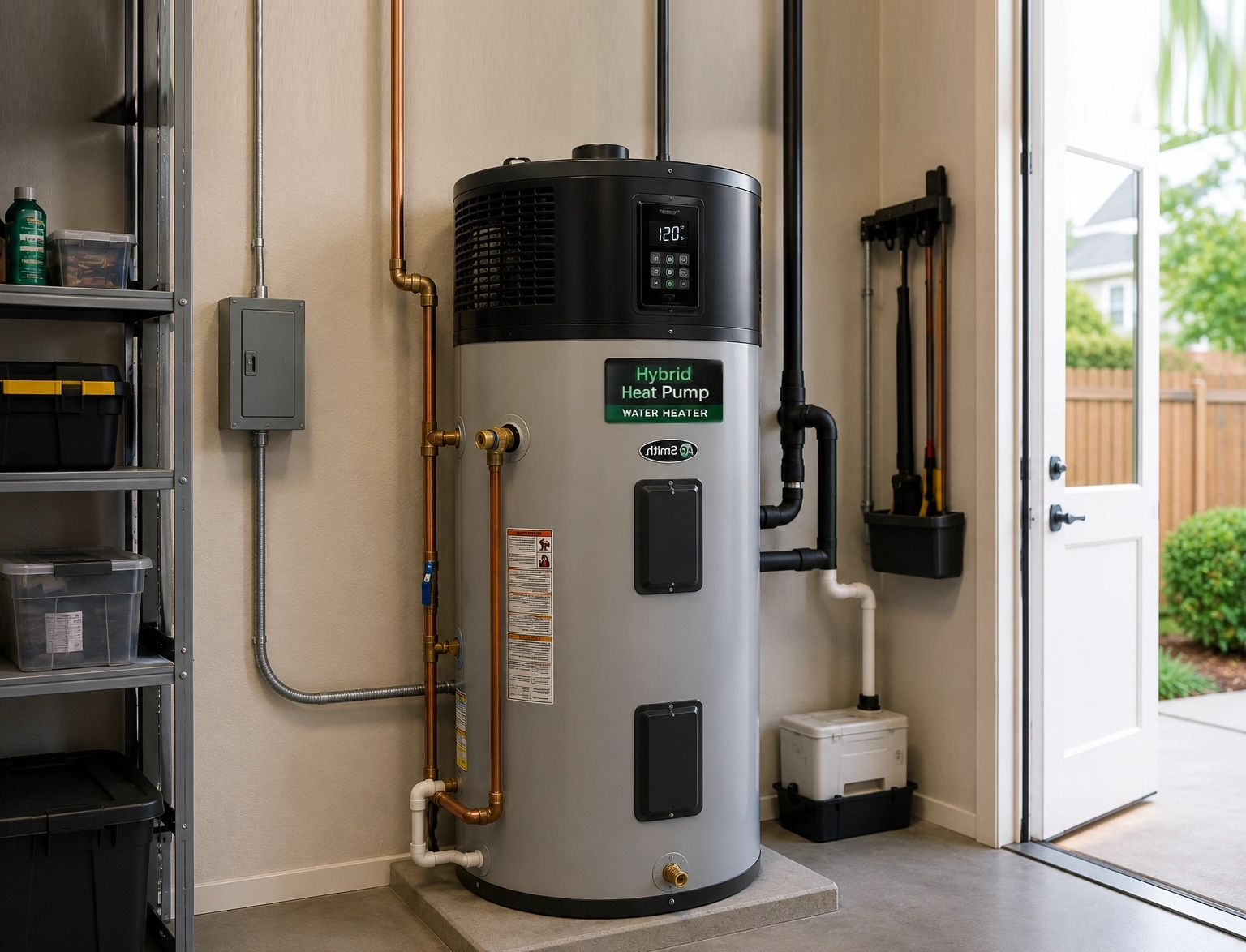 Hybrid Heat Pump Water Heater Installation