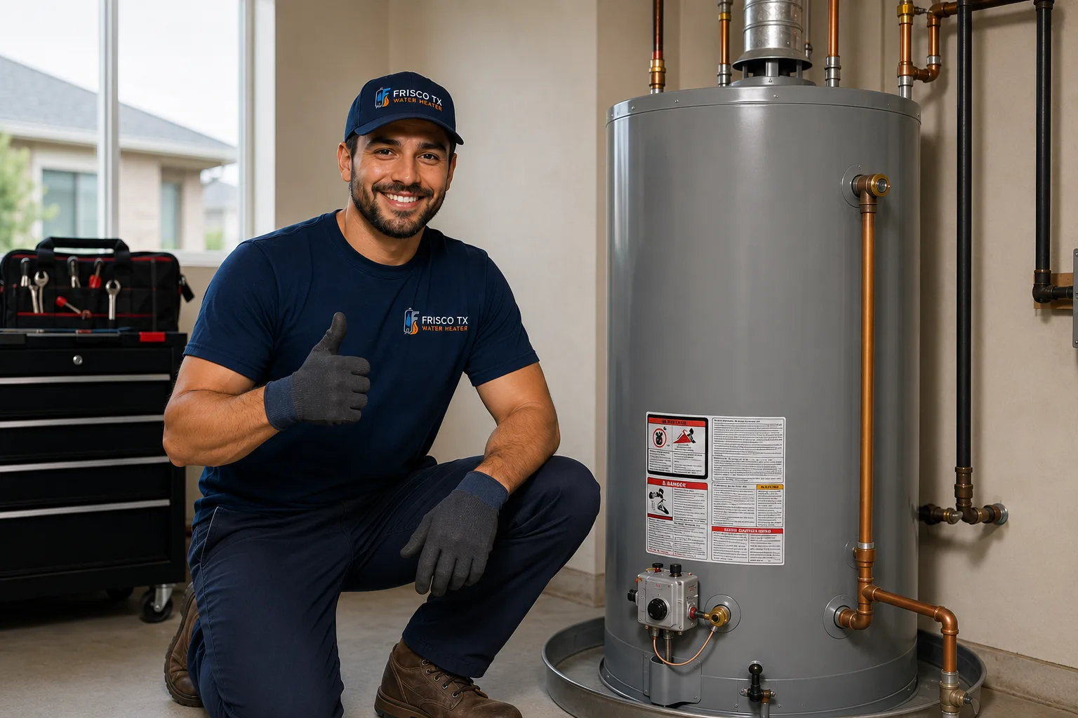 Tankless water heater installation
