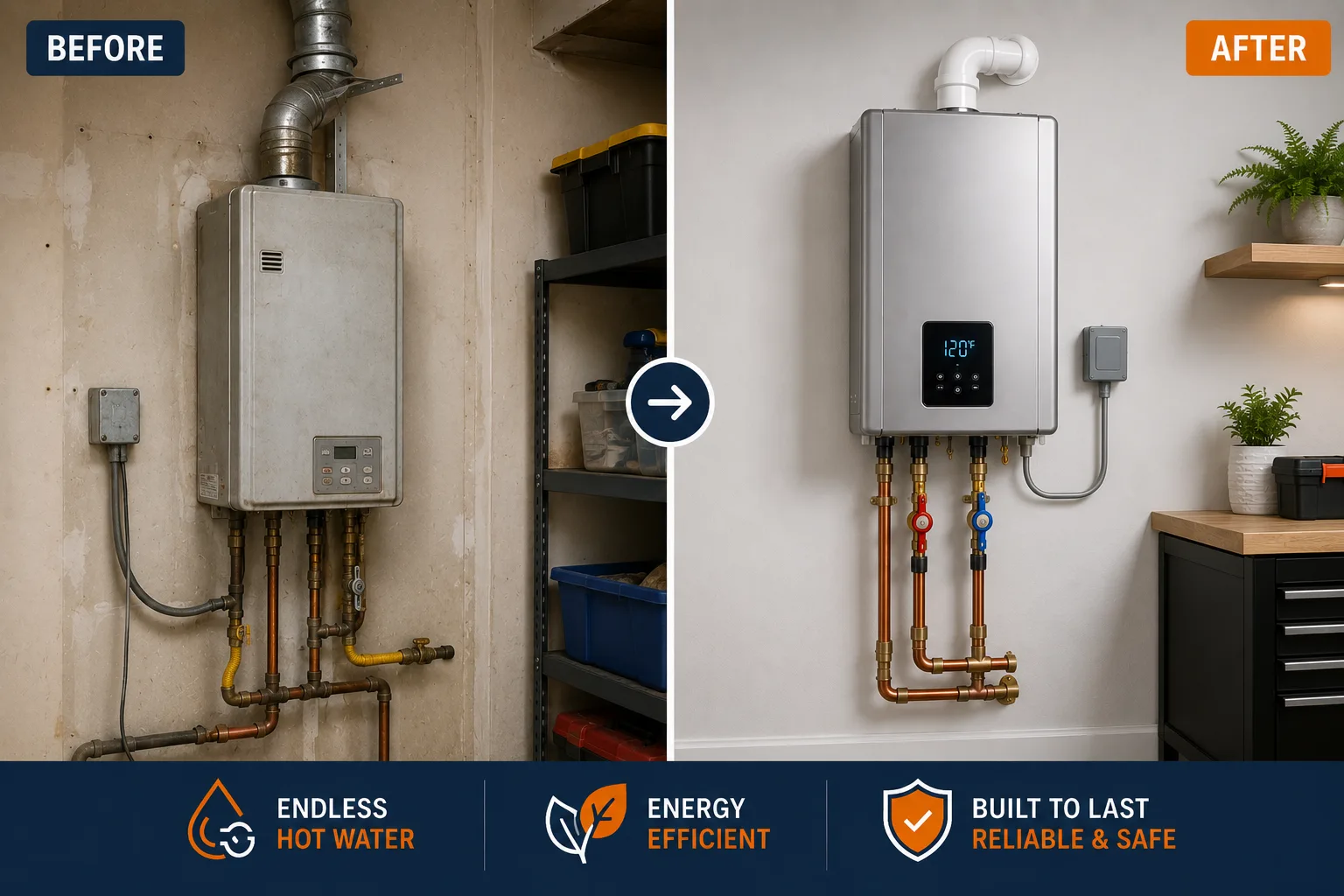 Electric tankless water heater Repairs