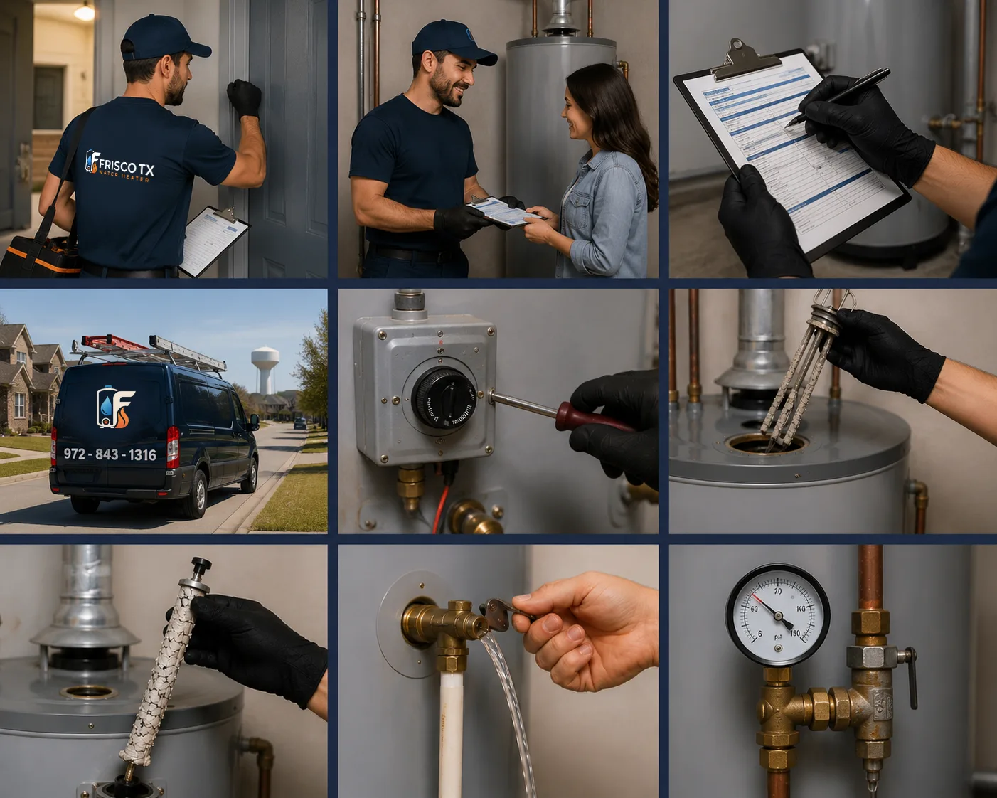 Emergency water heater repairs